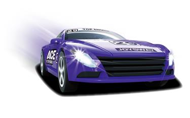 Joysway Superior 551 kilparata 1:43, USB-7
