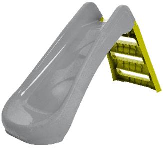  Junior kokoontaitettava liukumäki, harmaa