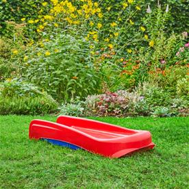  Junior kokoontaitettava liukumäki, punainen-5