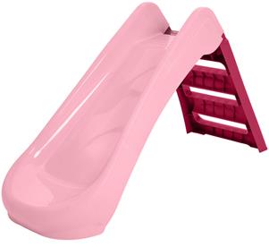  Junior kokoontaitettava liukumäki, vaaleanpunainen