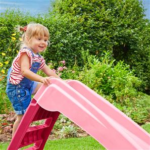  Junior kokoontaitettava liukumäki, vaaleanpunainen-3