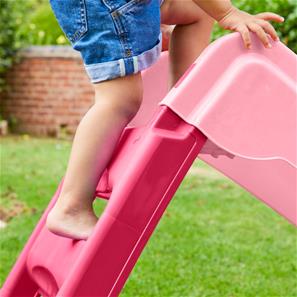  Junior kokoontaitettava liukumäki, vaaleanpunainen-4