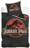 Jurassic Park vuodevaatteet 140 x 200, 100 prosenttia puuvillaa.