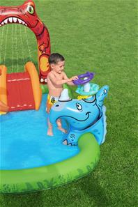 Jurassic Splash vesileikkikeskus ja allas 241 x 140 x 137 cm-7