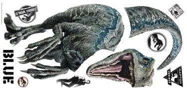 Jurassic World 2 BLUE VELOCIRAPTOR seinätarrat-4