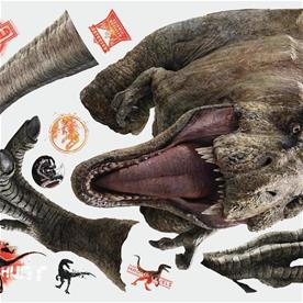 Jurassic World 2 T-REX seinätarra-6