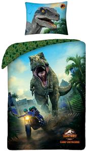 Jurassic World ''Camp Cretaceous'' vuodevaatteet - 100 prosenttia puuvillaa