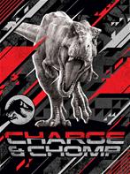 Jurassic World CHARGE AND CHOMP fleecehuopa 130 x 170 cm