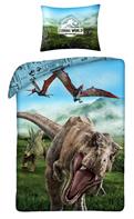 Jurassic World vuodevaatteet 2in1 Design - 100 prosenttia puuvillaa