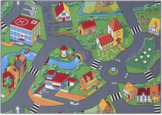 Käännettävä Wild Life/Little Village automatto 95x133 cm-3