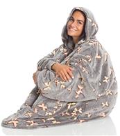 KANGURONE Hehkuva peittohuppari aikuisille, perhoset