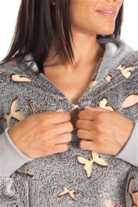 KANGURONE Hehkuva peittohuppari aikuisille, perhoset-2