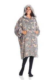 KANGURONE Hehkuva peittohuppari aikuisille, perhoset-3