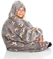 KANGURONE Perhonen Glow peittohuppari lapsille