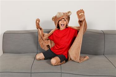 KANGURU Bear peittohuppari lapsille-6