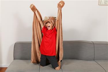 KANGURU Bear peittohuppari lapsille-7