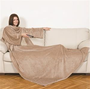 KANGURU Deluxe Cream -huopa ja peitto 140 x 210 cm