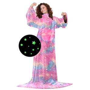 KANGURU Deluxe Glow Rainbow peitto/viltti 140 x 180 cm