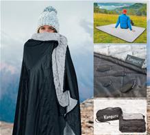 KANGURU Picnic Pörröinen peitto 140 x 170 cm