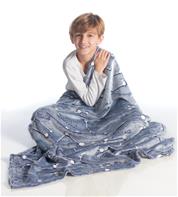 KANGURU Pimeässä hehkuva tähtikuviot peitto/viltti 130 x 150 cm