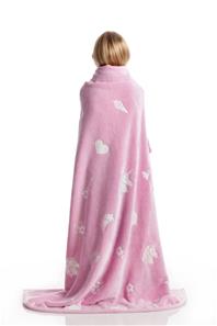 KANGURU Pimeässä hehkuva Yksisarvinen peitto/viltti-2