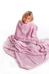 KANGURU Pimeässä hehkuva Yksisarvinen peitto/viltti-5