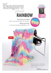 KANGURU Sateenkaari peitto/viltti 130 x 170 cm-2