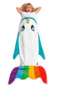 KANGURU Sateenkaarikala lasten peitto/viltti-3