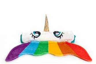 KANGURU Sateenkaarikala lasten peitto/viltti-4