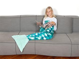 KANGURU Sirena lasten merenneito peitto/viltti, turkoosi