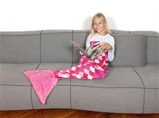 KANGURU Sirena lasten merenneito peitto/viltti, vaaleanpunainen