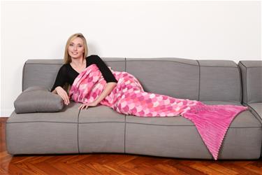 KANGURU Sirena merenneito peitto/viltti, vaaleanpunainen-2