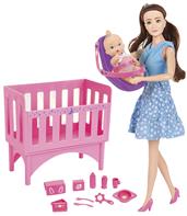 Kari Michell Babysitter-nukke - vauva ja pinnasänky