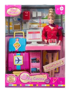 Kari Michell uranukke - Lentoemäntä, 29 cm-2