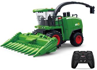 Kauko-ohjattava leikkuupuimuri maissi 1:24 metalliseos 2.4G