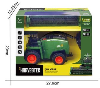 Kauko-ohjattava leikkuupuimuri riisi/vehnä 1:24 Seosmetalli 2.4G-2