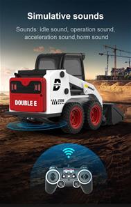 Kauko-ohjattava minikuormaaja 1:14-7