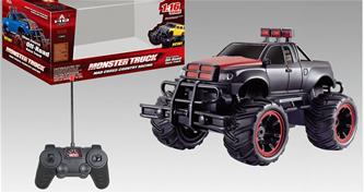 Kauko-ohjattava Monster Truck Off-Road 1:16 Musta-2