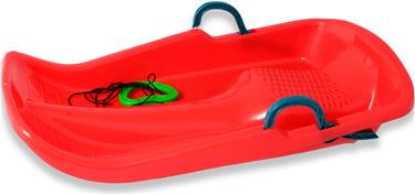 Kelkka käsijarruilla, punainen