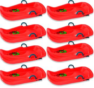 Kelkkakelkka käsijarruilla, punainen (8 kpl)