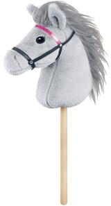 Keppihevonen – kimaltavat suitset, harmaa, 70 cm