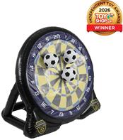 Kickmaster - Ilmatäytteinen jalkapallo-dartspeli, sis. 3 heittopalloa