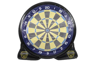 Kickmaster - Ilmatäytteinen jalkapallo-dartspeli, sis. 3 heittopalloa-3