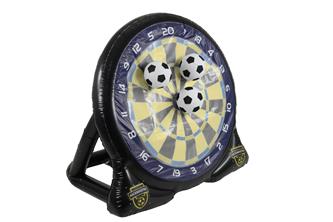 Kickmaster - Ilmatäytteinen jalkapallo-dartspeli, sis. 3 heittopalloa-8