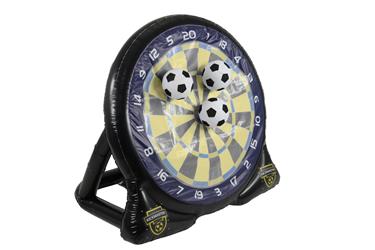 Kickmaster - Ilmatäytteinen jalkapallo-dartspeli, sis. 3 heittopalloa-8