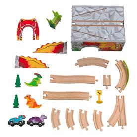 Kidkraft Adventure Tracks Dino World T-Rex-junasetti-2