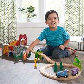 Kidkraft Adventure Tracks Dino World T-Rex-junasetti-3