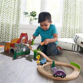 Kidkraft Adventure Tracks Dino World T-Rex-junasetti-4