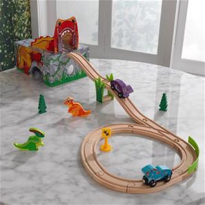 Kidkraft Adventure Tracks Dino World T-Rex-junasetti-5