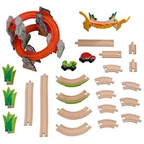 Kidkraft Adventure Tracks Dino World Tuolivuori -junasarja-2